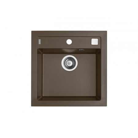 Мойка кварцевая Alveus Formic 20 Granital+ Chocolate-G03M (520 х 510) Коричневая