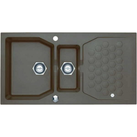 Мойка кварцевая Alveus Granital+ Sensual 70 Chocolate-G03M (980 х 520) Коричневая Мойка кварцевая Alveus Granital+ Sensual 70 Chocolate-G03M (980 х 520) Коричневая