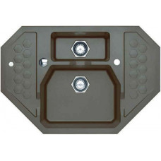Мойка кварцевая Alveus Granital+ Sensual 60 Chocolate-G03M (900 х 610) Коричневая
