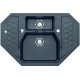Мойка кварцевая Alveus Granital+ Sensual 60 Twilight-G05M (900 х 610) Чёрная