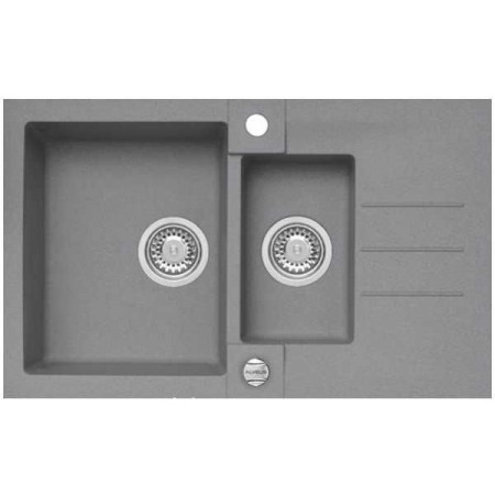 Мойка кварцевая Alveus Granital Rock 70 Concrete-G81 (780 х 480) Серая