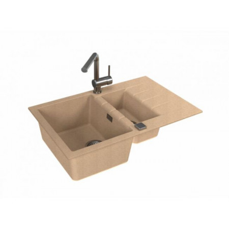 Мойка кварцевая Alveus Granital Cadit 70 Beige-G55 (790 х 500) Бежевая Мойка кварцевая Alveus Granital Cadit 70 Beige-G55 (790 х 500) Бежевая
