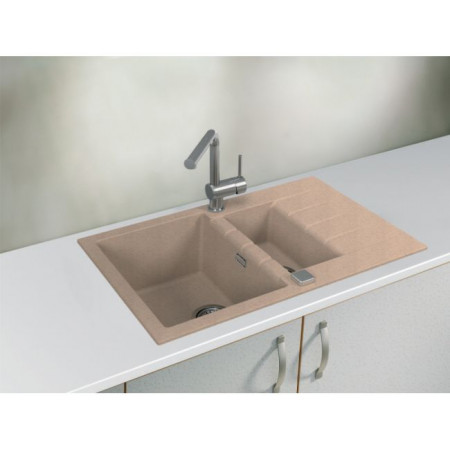 Мойка кварцевая Alveus Granital Cadit 70 Beige-G55 (790 х 500) Бежевая Мойка кварцевая Alveus Granital Cadit 70 Beige-G55 (790 х 500) Бежевая
