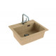 Мойка кварцевая Alveus Granital Atrox 30 Beige-G55 (590 х 500) Бежевая Мойка кварцевая Alveus Granital Atrox 30 Beige-G55 (590 х 500) Бежевая