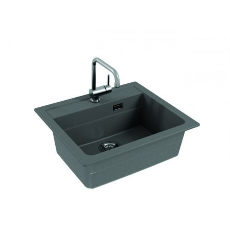 Мойка кварцевая Alveus Granital Atrox 30 Concrete-G81 (590 х 500) Серая Мойка кварцевая Alveus Granital Atrox 30 Concrete-G81 (590 х 500) Серая
