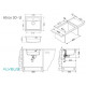 Мойка кварцевая Alveus Granital Atrox 30 Concrete-G81 (590 х 500) Серая Мойка кварцевая Alveus Granital Atrox 30 Concrete-G81 (590 х 500) Серая