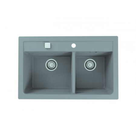 Мойка кварцевая Alveus Granital Atrox 50 Concrete-G81 (790 х 500) Серая Мойка кварцевая Alveus Granital Atrox 50 Concrete-G81 (790 х 500) Серая