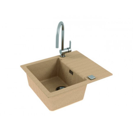 Мойка кварцевая Alveus Granital Cadit 10 Beige-G55 (590 х 500) Бежевая Мойка кварцевая Alveus Granital Cadit 10 Beige-G55 (590 х 500) Бежевая