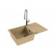 Мойка кварцевая Alveus Granital Cadit 40 Beige-G55 (860 х 500) Бежевая Мойка кварцевая Alveus Granital Cadit 40 Beige-G55 (860 х 500) Бежевая