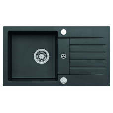 Мойка кварцевая Alveus Granital Genesis Amaro 130-G91 (750 х 420) Чёрная