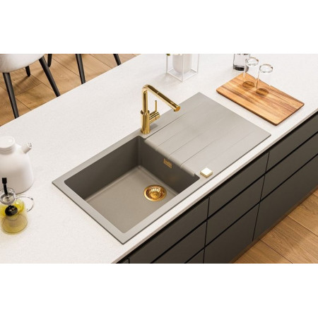 Мойка кварцевая Alveus Granital Cadit 50 Concrete-G81 (1000 х 500) Серая Мойка кварцевая Alveus Granital Cadit 50 Concrete-G81 (1000 х 500) Серая