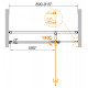 Дверь в проём Cezares VALVOLA-B-1-90-C-Cr Дверь в проём Cezares VALVOLA-B-1-90-C-Cr