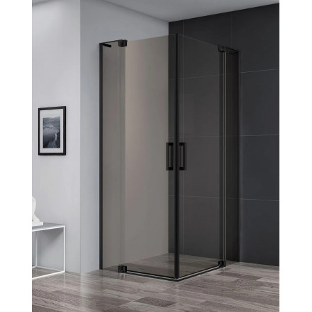 Душевой уголок Cezares SLIDER-A-2-90/100-BR-NERO Душевой уголок Cezares SLIDER-A-2-90/100-BR-NERO