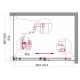 Душевой уголок BelBagno ACQUA-AH-1-100/90-C-Cr Душевой уголок BelBagno ACQUA-AH-1-100/90-C-Cr