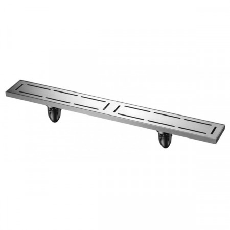 Трап сантехнический MAGdrain JC 600 Q50-B (80*600, магнитный клапан, Нерж., 2 слив. отверстия) (распродажа)