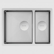 Мойка NEXT 58/2S UNI, брашированная нерж.сталь, PM225844-BS, 580х440 мм, Paulmark