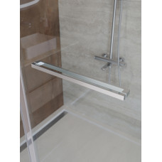 Душевой уголок Cezares LUX-AH-FS-11-110/90-C-CR, 110х90х195, профиль хром, стекло прозрачное