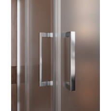 Душевой уголок Cezares MOLVENO-AH-22-120/110-P-Cr, 120х110х195, профиль хром, стекло Punto матовое