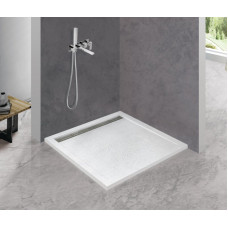Поддон из искусственного мрамора 100х100 Cezares TRAY-AS-A-100-30-W без сифона