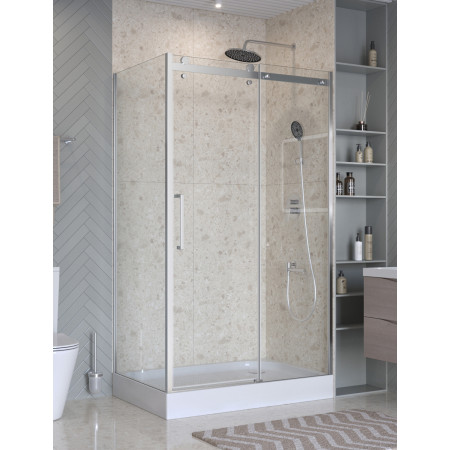Душевой уголок BelBagno MARINO-2-AH-1-140/90-C-CR 140х90см профиль хром, стекло прозрачное Душевой уголок BelBagno MARINO-2-AH-1-140/90-C-CR 140х90см профиль хром, стекло прозрачное