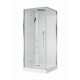 Душевая кабина BelBagno UNO-CAB-A-1-90-C-Cr-Bi-TOP-L, левосторонняя