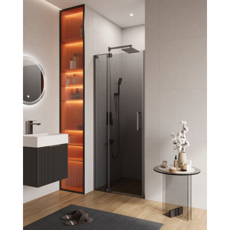 Душевая дверь в нишу CEZARES SLIDER-B-1-80/90-GRIGIO-GM Душевая дверь в нишу CEZARES SLIDER-B-1-80/90-GRIGIO-GM