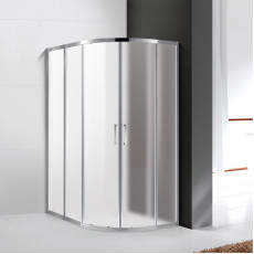 Душевой уголок Cezares MOLVENO-RH-2-110/80-P-Cr, 110х80х195, профиль хром, стекло Punto матовое