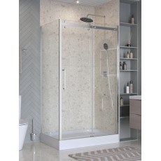 Душевой уголок BelBagno MARINO-2-AH-1-110/80-C-CR 110х80см профиль хром, стекло прозрачное