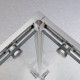 Душевой уголок Cezares RELAX-304-A-2-100-C-CR, 100х100х200, профиль хром, стекло прозрачное Душевой уголок Cezares RELAX-304-A-2-100-C-CR, 100х100х200, профиль хром, стекло прозрачное