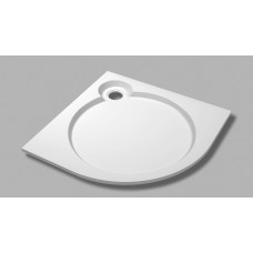 Душевой поддон из искусственного мрамора 90х90 Cezares TRAY-S-R-90-550-56-W без сифона