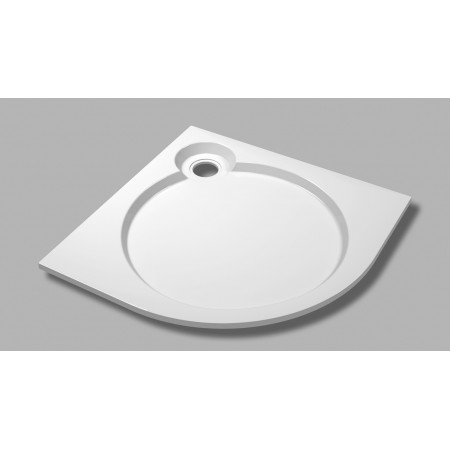 Душевой поддон из искусственного мрамора 90х90 Cezares TRAY-S-R-90-550-56-W без сифона