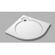 Душевой поддон из искусственного мрамора 90х90 Cezares TRAY-S-R-90-550-56-W без сифона
