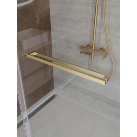 Душевая дверь Cezares LUX-B-FS-11-120-C-BORO, 120х195, профиль брашированное золото, стекло прозрачное Душевая дверь Cezares LUX-B-FS-11-120-C-BORO, 120х195, профиль брашированное золото, стекло прозрачное