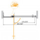 Душевая дверь в нишу CEZARES SLIDER-B-1-80/90-BR-BORO Душевая дверь в нишу CEZARES SLIDER-B-1-80/90-BR-BORO