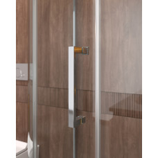 Душевой уголок Cezares MOLVENO-RH-11-120/110-C-Cr-IV, 120х110х195, профиль хром, стекло прозрачное