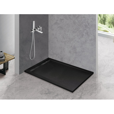 Поддон из искусственного мрамора 120х90 Cezares TRAY-AS-AH-120/90-30-NERO без сифона Поддон из искусственного мрамора 120х90 Cezares TRAY-AS-AH-120/90-30-NERO без сифона