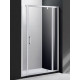 Дверь в проём Cezares MOLVENO-BA-12-100+40-C-Cr-IV, 140х195, профиль хром, стекло прозрачное Дверь в проём Cezares MOLVENO-BA-12-100+40-C-Cr-IV, 140х195, профиль хром, стекло прозрачное