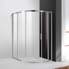 Душевой уголок Cezares MOLVENO-RH-11-130/120-C-Cr-IV, 130х120х195, профиль хром, стекло прозрачное
