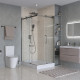Душевой уголок 120х90см BelBagno MARINO-2-AH-2-120/90-C-GM профиль оружейная сталь, стекло прозрачное Душевой уголок 120х90см BelBagno MARINO-2-AH-2-120/90-C-GM профиль оружейная сталь, стекло прозрачное