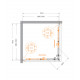 Душевой уголок Cezares RELAX-304-A-2-90-C-BORO, 90х90х200, профиль брашированное золото, прозрачное стекло Душевой уголок Cezares RELAX-304-A-2-90-C-BORO, 90х90х200, профиль брашированное золото, прозрачное стекло