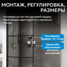 Душевая перегородка ABBER Immer Offen AG62120B8