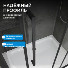 Душевой уголок ABBER Schwarzer Diamant AG02129BH