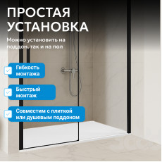 Душевая дверь ABBER Sonnenstrand AG04110BS