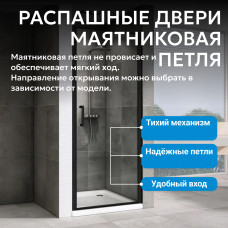 Душевая дверь ABBER Sonnenstrand AG04090B