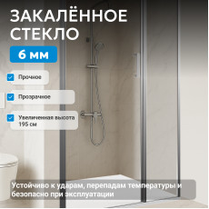 Душевая дверь ABBER Sonnenstrand AG04100S