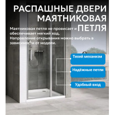 Душевая дверь ABBER Sonnenstrand AG04120S