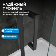Душевая дверь ABBER Sonnenstrand AG04100B