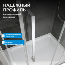 Душевой уголок ABBER Schwarzer Diamant AG02128H