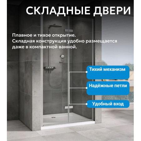 Душевая дверь ABBER Zart AG08090P