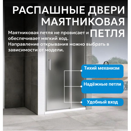 Душевая дверь ABBER Sonnenstrand AG04120MS Душевая дверь ABBER Sonnenstrand AG04120MS